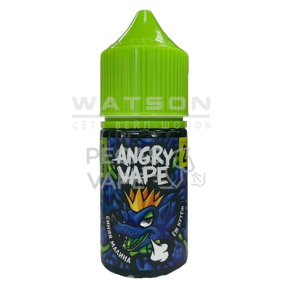 Жидкость Angry Vape Salt Еж Кутеж (Синяя малина) 30 мл 2% (20 мг/мл) -  купить в СПб с доставкой