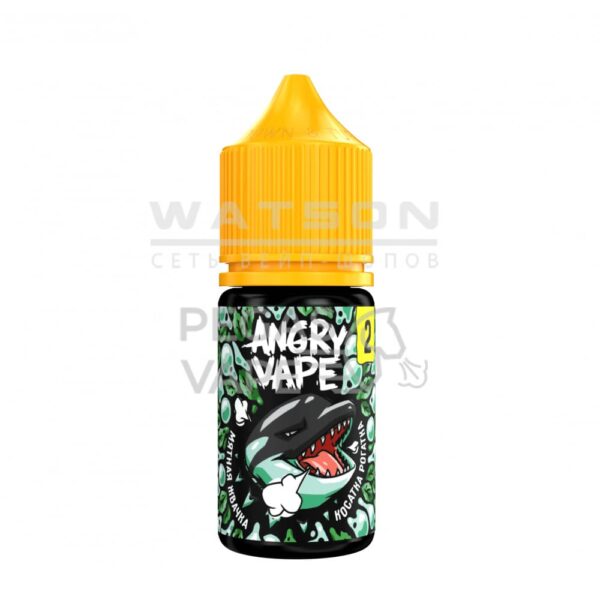 Жидкость Angry Vape Salt Касатка Рогатка (Мятная жвачка) 30 мл 2% (20 мг/мл) купить с доставкой в СПб, по России и СНГ. Цена. Изображение №8. 