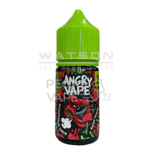 Жидкость Angry Vape Salt Варан Комод  (Клубничный джем) 30 мл 2% (20 мг/мл) купить с доставкой в СПб, по России и СНГ. Цена. Изображение №8. 