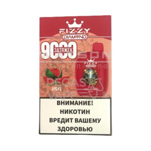 Электронная сигарета FIZZY DIAMOND 9000 (Арбуз) купить с доставкой в СПб, по России и СНГ. Цена. Изображение №16. 