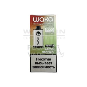Электронная сигарета WAKA soPRO DM 8000  Watermelon Apple (Арбуз яблоко) купить с доставкой в СПб, по России и СНГ. Цена. Изображение №12. 
