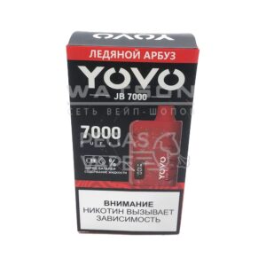 Электронная сигарета Chillax YOVO 7000  (Ледяной арбуз) купить с доставкой в СПб, по России и СНГ. Цена. Изображение №18. 