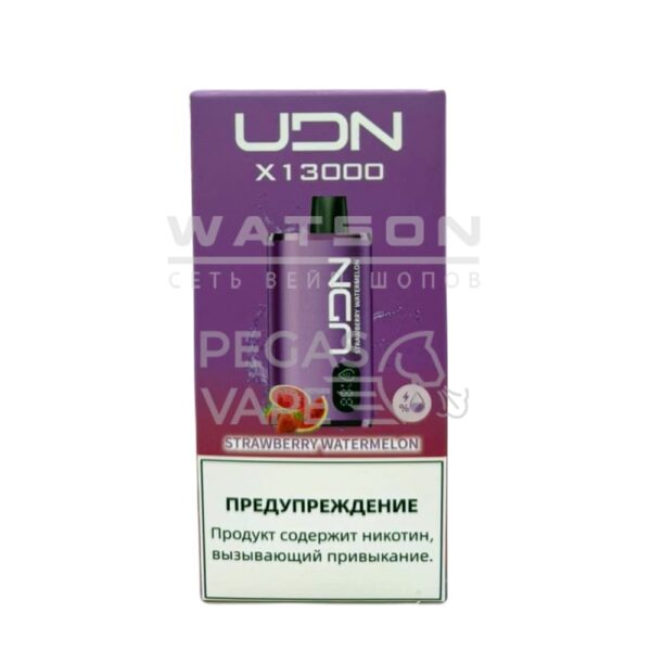 Электронная сигарета UDN BAR X 13000  (Клубника арбуз) купить с доставкой в СПб, по России и СНГ. Цена. Изображение №8. 