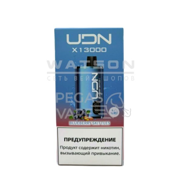 Электронная сигарета UDN BAR X 13000  (Черничный скитлс) купить с доставкой в СПб, по России и СНГ. Цена. Изображение №8. 