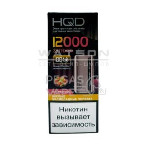 Электронная сигарета HQD GLAZE 12000 (Кислые мармеладные червячки) купить с доставкой в СПб, по России и СНГ. Цена. Изображение №15. 