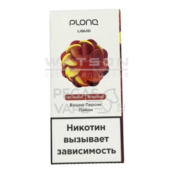 Жидкость PLONQ Salt (Вишня персик лимон) 10 мл 2% (20 мг/мл) купить с доставкой в СПб, по России и СНГ. Цена. Изображение №10. 