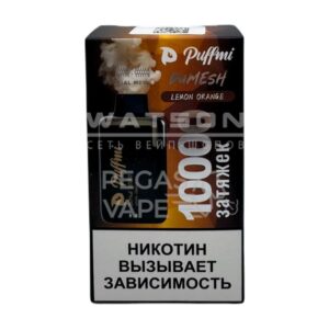 Электронная сигарета PuffMi DUMESH 10000 (Лимон апельсин) купить с доставкой в СПб, по России и СНГ. Цена. Изображение №13. 