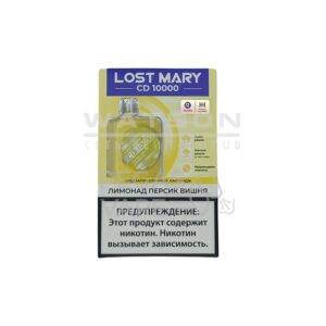 Картридж LOST MARY CD 10000 (Вишня персик лимонад) купить с доставкой в СПб, по России и СНГ. Цена. Изображение №25. 