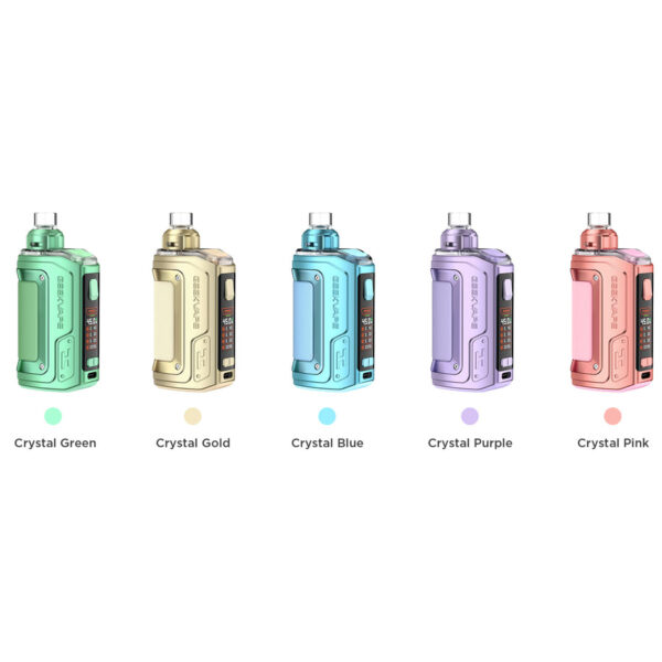 GeekVape Aegis Hero 2 (H45) 1400mAh Kit (Crystal Green) купить с доставкой в СПб, по России и СНГ. Цена. Изображение №11. 