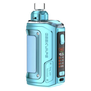 GeekVape Aegis Hero 2 (H45) 1400mAh Kit (Crystal Blue) купить с доставкой в СПб, по России и СНГ. Цена. Изображение №14. 