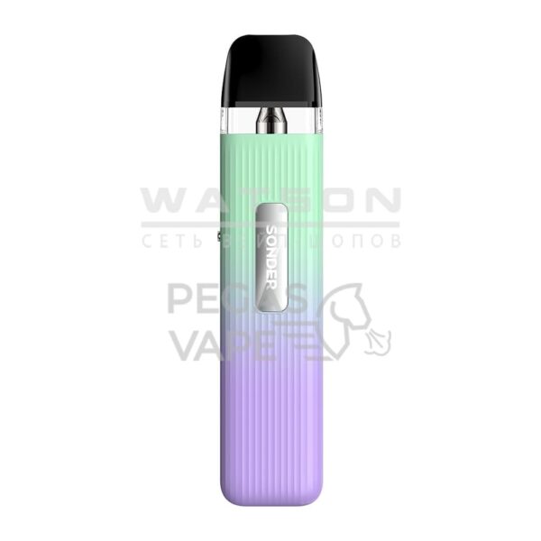 POD-система GEEKVAPE SONDER Q  (Green Purple) купить с доставкой в СПб, по России и СНГ. Цена. Изображение №14. 