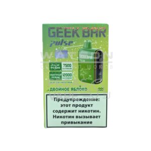 Электронная сигарета Geek Bar Pulse 12000 (Двойное яблоко ) купить с доставкой в СПб, по России и СНГ. Цена. Изображение №35. 