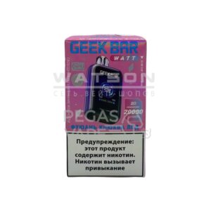 Электронная сигарета Geek Bar Watt 20000 (Клюква,лёд) купить с доставкой в СПб, по России и СНГ. Цена. Изображение №19. 