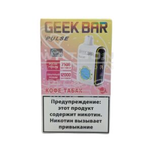 Электронная сигарета Geek Bar Pulse 12000 (Кофе табак ) купить с доставкой в СПб, по России и СНГ. Цена. Изображение №15. 