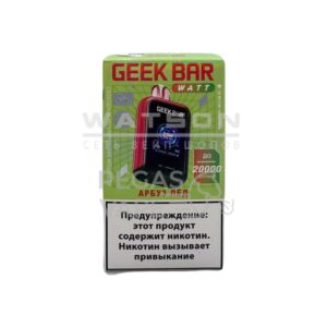 Электронная сигарета Geek Bar Watt 20000 (Арбуз,лёд) купить с доставкой в СПб, по России и СНГ. Цена. Изображение №14. 