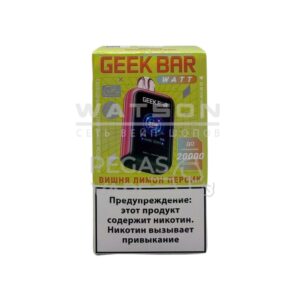Электронная сигарета Geek Bar Watt 20000 (Вишня, персик,лимон) купить с доставкой в СПб, по России и СНГ. Цена. Изображение №18. 