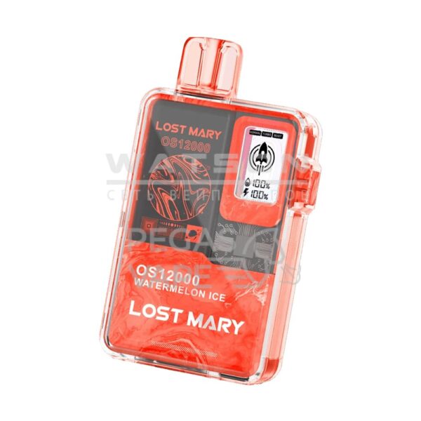 Электронная сигарета LOST MARY OS 12000 (Арбузный лед) купить с доставкой в СПб, по России и СНГ. Цена. Изображение №8. 