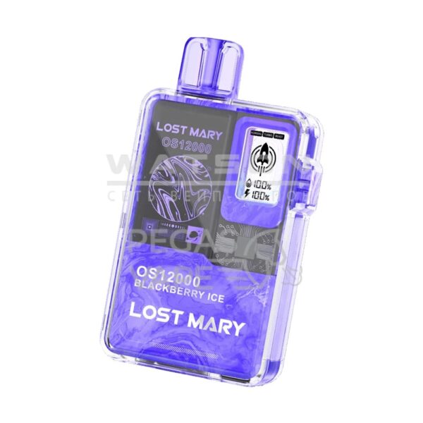 Электронная сигарета LOST MARY OS 12000 (Ежевика лед) купить с доставкой в СПб, по России и СНГ. Цена. Изображение №8. 