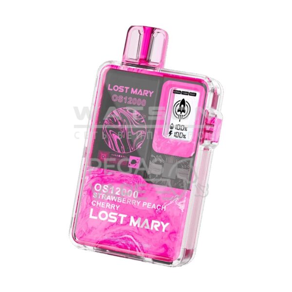 Электронная сигарета LOST MARY OS 12000 (Клубника персик вишня) купить с доставкой в СПб, по России и СНГ. Цена. Изображение №8. 