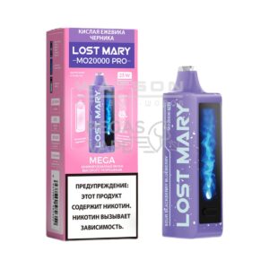 Электронная сигарета LOST MARY MO 20000 (Зеленое яблоко маракуйя киви) купить с доставкой в СПб, по России и СНГ. Цена. Изображение №6. 