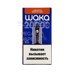 Электронная сигарета WAKA soPRO 20000 Triple Berry  (Тройная ягода) купить с доставкой в СПб, по России и СНГ. Цена. Изображение №16. 