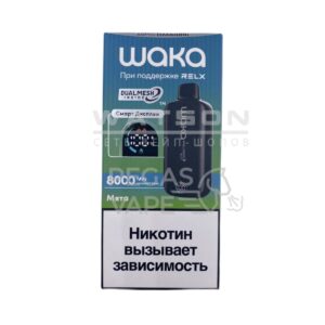 Электронная сигарета WAKA soPro DM8000i Fresh mint (Свежая мята) купить с доставкой в СПб, по России и СНГ. Цена. Изображение №7. 