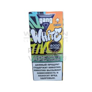 Электронная сигарета GANG WHITE 8000 (Фанта с Голубой Малиной) купить с доставкой в СПб, по России и СНГ. Цена. Изображение №17. 
