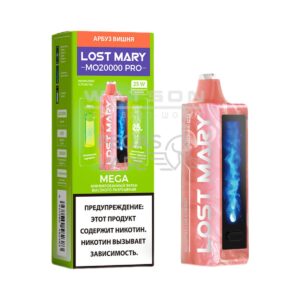 Электронная сигарета LOST MARY MO 20000 (Арбуз вишня) купить с доставкой в СПб, по России и СНГ. Цена. Изображение №13. 