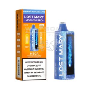 Электронная сигарета LOST MARY MO 20000 (Мятный морской бриз) купить с доставкой в СПб, по России и СНГ. Цена. Изображение №15. 