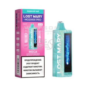 Электронная сигарета LOST MARY MO 20000 (Мятный морской бриз) купить с доставкой в СПб, по России и СНГ. Цена. Изображение №7. 