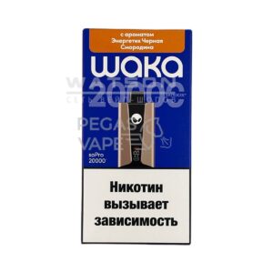 Электронная сигарета WAKA soPRO 20000 Vimbull Ice  (Энергетик черная смородина) купить с доставкой в СПб, по России и СНГ. Цена. Изображение №22. 
