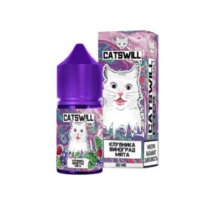 Жидкость Catswill Salt (Клубника виноград мята) 30 мл 2% (20 мг/мл) купить с доставкой в СПб, по России и СНГ. Цена. Изображение №6. 