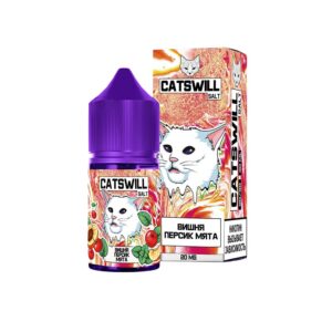 Жидкость Catswill Salt (Вишня персик мят) 30 мл 2% (20 мг/мл) купить с доставкой в СПб, по России и СНГ. Цена. Изображение №8. 