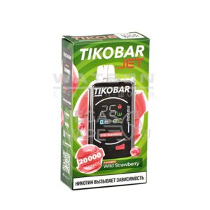 Электронная сигарета TIKOBAR JET 20000 Wild strawberry (Земляника) купить с доставкой в СПб, по России и СНГ. Цена. Изображение №20. 