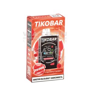 Электронная сигарета TIKOBAR JET 20000 Lingonberry (Брусника клюква) купить с доставкой в СПб, по России и СНГ. Цена. Изображение №21. 