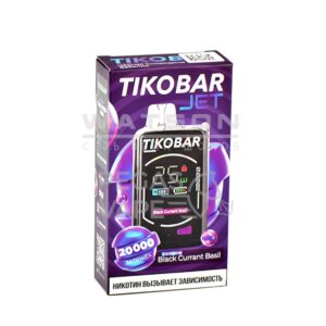 Электронная сигарета TIKOBAR JET 20000 Black currant bazi (Черная смородина базилик) купить с доставкой в СПб, по России и СНГ. Цена. Изображение №17. 