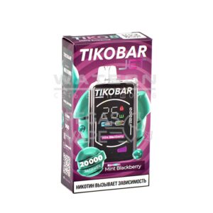 Электронная сигарета TIKOBAR JET 20000 Mint blackberry (Мята ежевика) купить с доставкой в СПб, по России и СНГ. Цена. Изображение №13. 