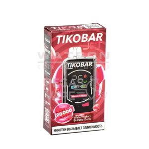 Электронная сигарета TIKOBAR JET 20000 Watermelon bubble gum (Арбузная жвачка) купить с доставкой в СПб, по России и СНГ. Цена. Изображение №13. 