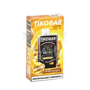 Электронная сигарета TIKOBAR JET 20000 White sangria (Белая сангрия) купить с доставкой в СПб, по России и СНГ. Цена. Изображение №32. 