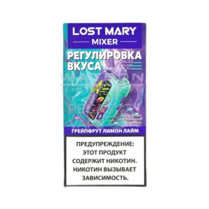 Электронная сигарета LOST MARY MIXER 20000 (Малина ананас) купить с доставкой в СПб, по России и СНГ. Цена. Изображение №6. 